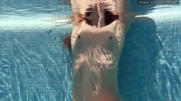 Preview 4 of Breats Woman - Nicole Pearl super hot and horny shaking ass in the pool