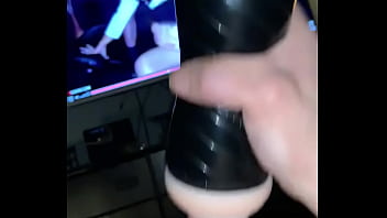 Preview 1 of Lawyer Forced In Office - Cumming using a flashlight .... mmmm