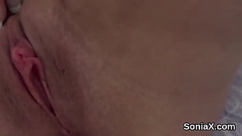 Preview 4 of Village Outdoor Xvds - Adulterous english milf lady sonia flashes her huge boobs