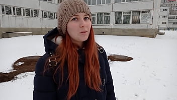 Preview 1 of Brother Raoes Sleeping Sister - Fucked a student for $ 200 after meeting near the college