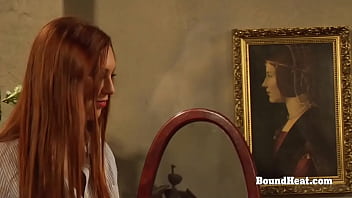 Preview 2 of Elena Pussy - Two Submissive Lesbian Slaves Whipped By Merciless Madame