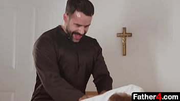 Preview 4 of Hd Sri Lanka Fucking - Catholic boy merits a good spanking from priest