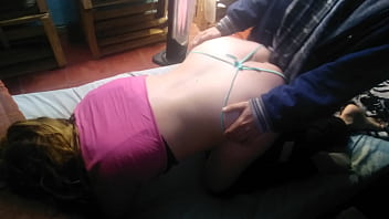 Preview 2 of Yasmine James Solo - Morrita cogida en cuatro.
