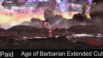 Preview 1 of Cute Teen Gangbang - Age of Barbarian Extended Cut (Rahaan) ep03