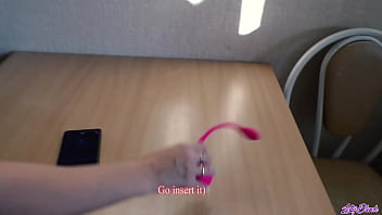 Preview 1 of Desi Mms3000 - Sound controlled vibrator in public place - Unusual test of Lovense Lush 2