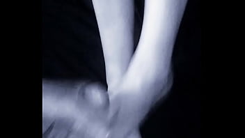 Preview 3 of Indian Housewife Sharing - skinny legs and feet cumshot