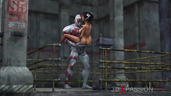 Preview 3 of Vibrator Orgasmic Strokes - Hot sex in the industrial zone! A horny hottie has a BBC in her ass