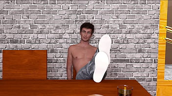 Preview 1 of Karamelkss Sexcam - First day in new dating beautiful girls [GAME PORN STORY] #5