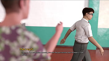 Preview 4 of Karamelkss Sexcam - First day in new dating beautiful girls [GAME PORN STORY] #5