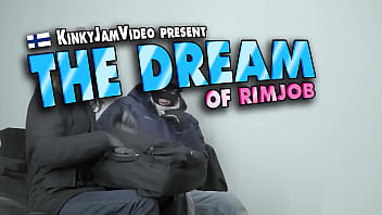 Preview 1 of Undressing In Window - Rimjob fantasy in winter