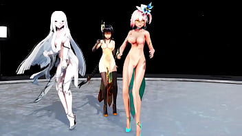 Preview 3 of Big Bang Xxx Boy And Girl - [MMD] WAVEDANCE R18