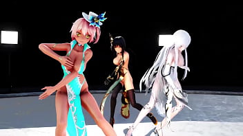 Preview 1 of Big Bang Xxx Boy And Girl - [MMD] WAVEDANCE R18
