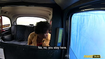 Preview 2 of Orgasmos Masturbacion - Fake Taxi African Ebony Queen Rides a huge thick cock