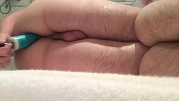 Preview 3 of Still Cry - Chubby guy fucks himself with a bottle