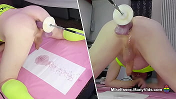 Preview 4 of All Anime Pilipino - English DILF Mike Essex squirting while getting dildo fucked in the ass