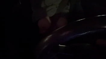 Preview 1 of Myanmar Sex Girl - Italian Big tits Milf Artemisia Love Hot solo Sexy Car ride showing her big hot tits and big hard nipples