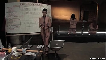 Preview 3 of Spy Collant - Bound trainees fucked with objects