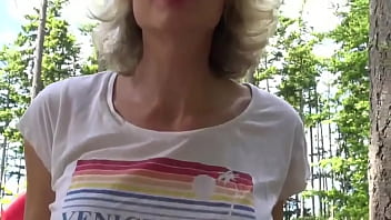 Preview 2 of 50 Girls And 1 Guys - beautiful trans Delia in nature