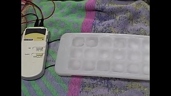 Preview 1 of Caesar Mom - Frozen Testicles Electro Experiment P1