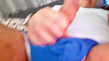 Preview 1 of Hiroin Ki Sex Video - Famous Male Celebrities Caught Cory Bernstein in Andrew Christian Jockstrap JERKING,  FINGERING ASS , FUCKING SPOON