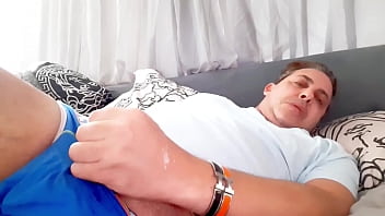 Preview 4 of Hiroin Ki Sex Video - Famous Male Celebrities Caught Cory Bernstein in Andrew Christian Jockstrap JERKING,  FINGERING ASS , FUCKING SPOON