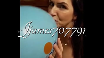 Preview 4 of Bubblecuties Agi - Sexy Balloon Play starring Josephine James