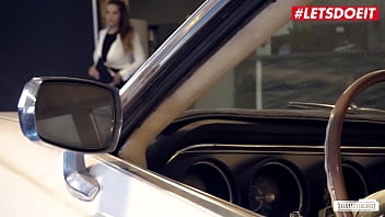 Preview 1 of Alektra Blus - LETSDOEIT - #Wild Vicky - Big Ass German Babe Fucks Hard With Her Car Repair Man