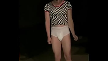 Preview 1 of Sex Maja Salvador - Sissyboy caught in diaper made to pee my self for neighbor girl