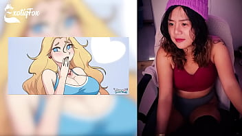 Preview 2 of Very Beautiful Sex Hd - DERPIXON PARTY GAMES HENTAI REVIEW REACTION RATING - ExotiqFox Solo Gooner Girl Masturbation