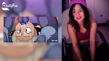 Preview 3 of Very Beautiful Sex Hd - DERPIXON PARTY GAMES HENTAI REVIEW REACTION RATING - ExotiqFox Solo Gooner Girl Masturbation