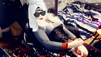Preview 4 of Black Duck Teen - Blonde trap Tease with snap chat filter