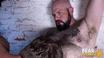 Preview 2 of Tcock Net Xnx - BEARFILMS Sebastian Sax Raw Fucked By Bear Skott Locke