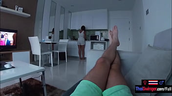 Preview 1 of Romantic Video Xxx Com - Thai amateur teen girlfriend cleans before pleasing her boyfriends big dick