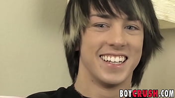 Preview 1 of Shayla Lane - Adorable emo twink Bailey Stuart cums while jerking off solo