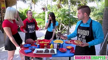 Preview 2 of Tv Anker Anushree Sex Video - Sunday BBQ Swap Sabrina Snow,  Sofie Reyez
