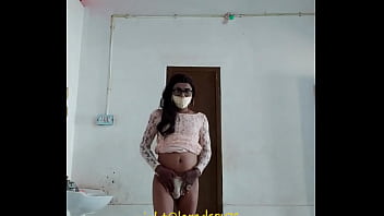 Preview 3 of Bangla Nayika Rituparna Rental - Indian sexy crossdresser Lara D&#039_Souza in short bodycone dress