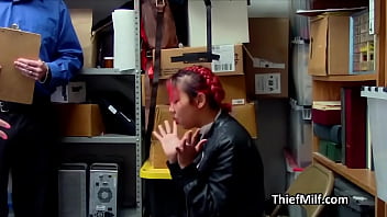 Preview 1 of Budak Malaysia Porno - Asian MILF makes a deal with the security guard