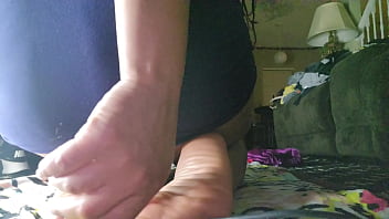 Preview 1 of 18 Year Indian Sexy Xxx Video Hd - Ebony MILF bend over for back shots using glass dildo