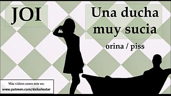Preview 4 of Maman Dorme - JOI con fantas&iacute_a de orina / piss. Voz espa&ntilde_ola.