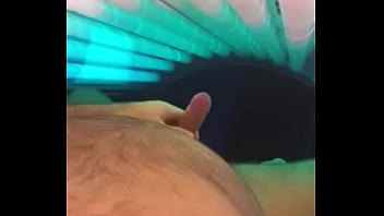 Preview 2 of Boss Fantasy - Jacking in tanning bed