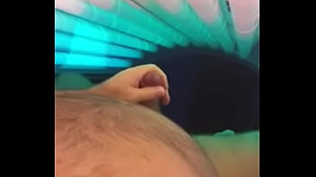 Preview 1 of Boss Fantasy - Jacking in tanning bed