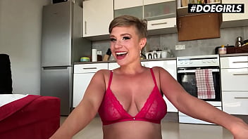 Preview 1 of Sex Water Prom - DOEGIRLS - Gabi Gold - German Pornstar Masturbates On Cam While She&#039_s Taking A Shower