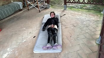 Preview 3 of Bigh Ass 3gp - Fetish with leather pants and cigar