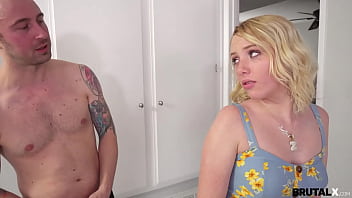 Preview 2 of Enligsh Xxx Father In Low - - Stepsis Dixie Lynn throating and brute-fuck
