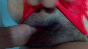 Preview 1 of Chubby Teen Boy Panties Ass - con tanguita roja