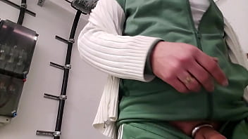 Preview 1 of Suprise Accident - Bi guy m4rkus77 huge cumshot in boiler room FULL VIDEO