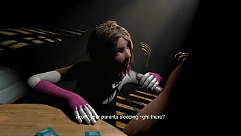 Preview 1 of Americana - Spider Gwen Sucking Dick