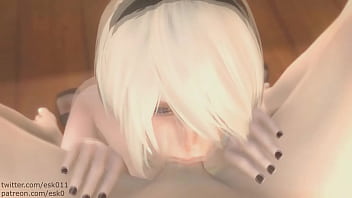 Preview 2 of 18 Yas Video Hd - Nier Automata 2B Throatfuck