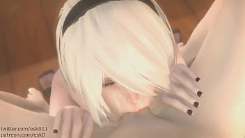Preview 1 of 18 Yas Video Hd - Nier Automata 2B Throatfuck