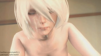 Preview 4 of 18 Yas Video Hd - Nier Automata 2B Throatfuck